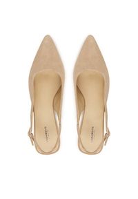 Vagabond Shoemakers Czółenka Marta 5928-140-11 Écru. Kolor: kremowy. Materiał: skóra, zamsz #5