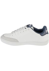 Buty do chodzenia męskie Fila Courtbay. Kolor: biały, niebieski, wielokolorowy. Materiał: guma, syntetyk, tkanina, materiał. Sport: turystyka piesza