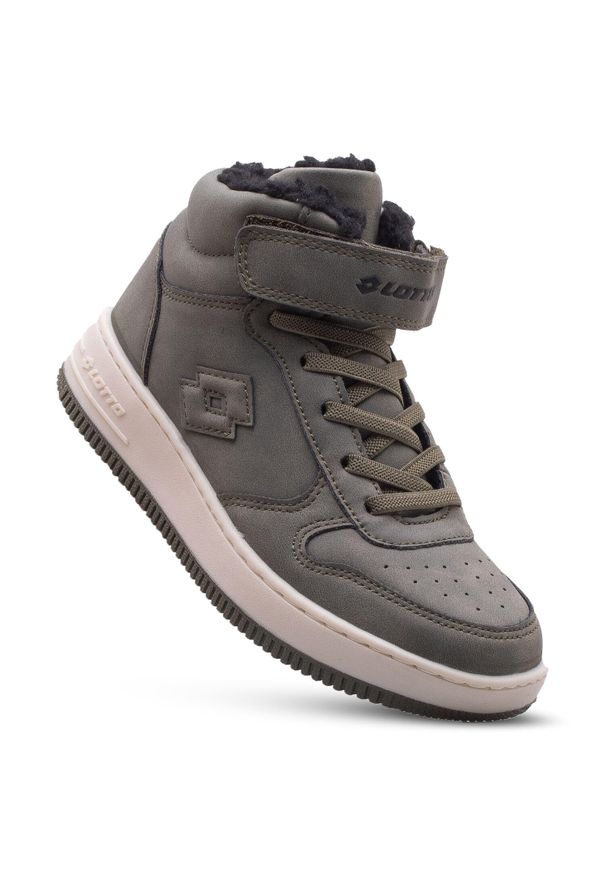 Buty zimowe dziecięce LOTTO PALIOT FUR K trapery za kostkę ocieplane. Wysokość cholewki: za kostkę. Kolor: zielony. Sezon: zima. Sport: turystyka piesza