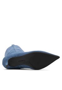 Nine West Kowbojki ZARIYA 909001D Niebieski. Kolor: niebieski. Materiał: materiał #8