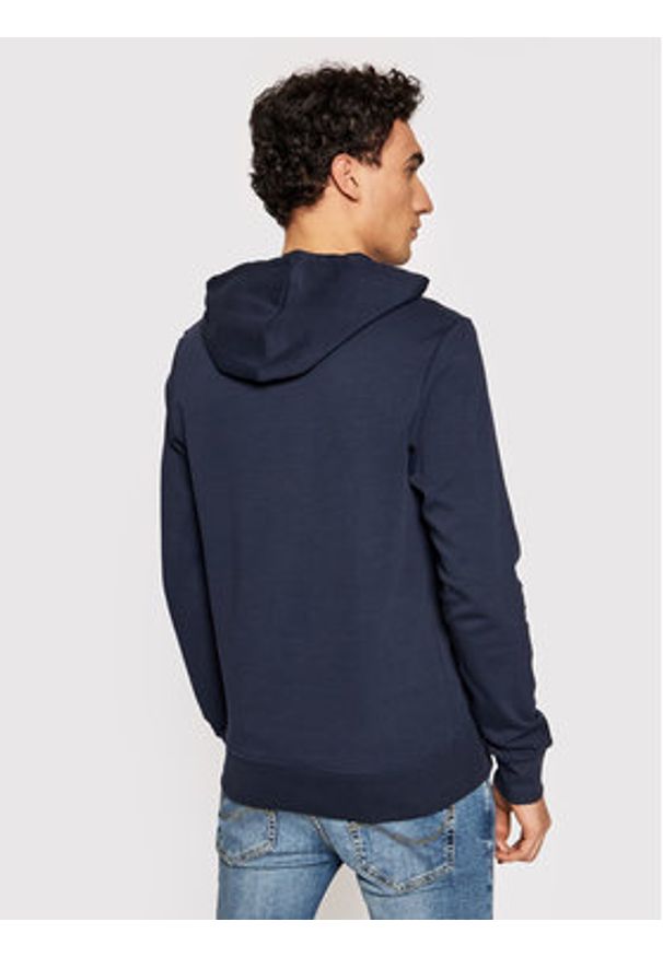 Jack & Jones Bluza Basic 12182537 Granatowy Regular Fit. Kolor: niebieski. Materiał: bawełna