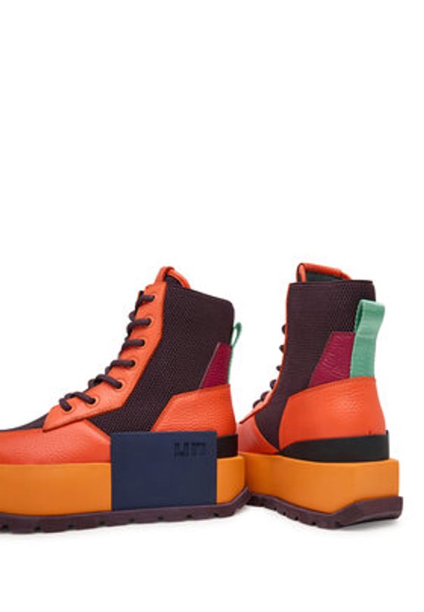 United Nude Trzewiki Roko Trooper 10967924165 Pomarańczowy. Kolor: pomarańczowy. Materiał: skóra