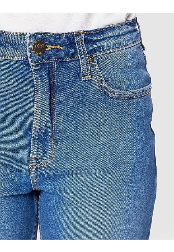 Lee - LEE CAROL DAMSKIE SPODNIE JEANSOWE LIGHT WORN L30UTLVN 112106814