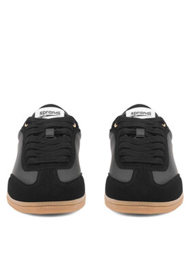 Sprandi Sneakersy RETROSTEMP MPRS-22M12313 Czarny. Kolor: czarny. Materiał: materiał
