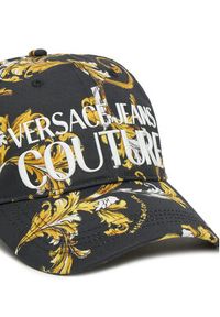 Versace Jeans Couture Czapka z daszkiem 78VAZK10 Czarny. Kolor: czarny. Materiał: bawełna #3
