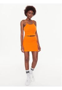 Calvin Klein Jeans Spódnica ołówkowa J20J220795 Pomarańczowy Slim Fit. Kolor: pomarańczowy. Materiał: syntetyk #4