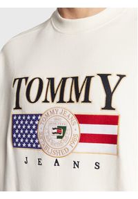 Tommy Jeans Bluza Luxe DM0DM15717 Écru Regular Fit. Materiał: bawełna #3