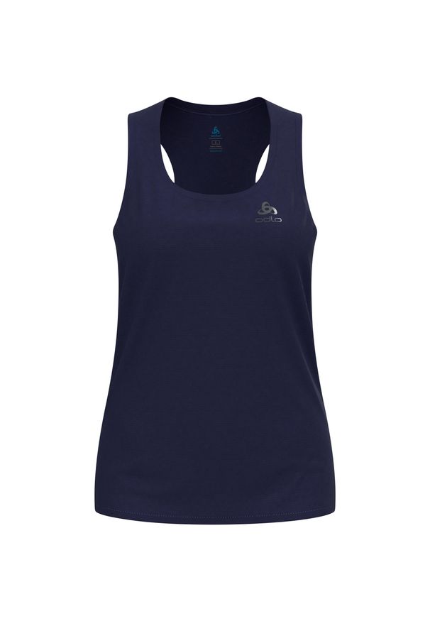 Koszulka bez rękawów damska Odlo ZEROWEIGHT CHILL-TEC Tank crew neck. Kolor: niebieski. Długość rękawa: bez rękawów