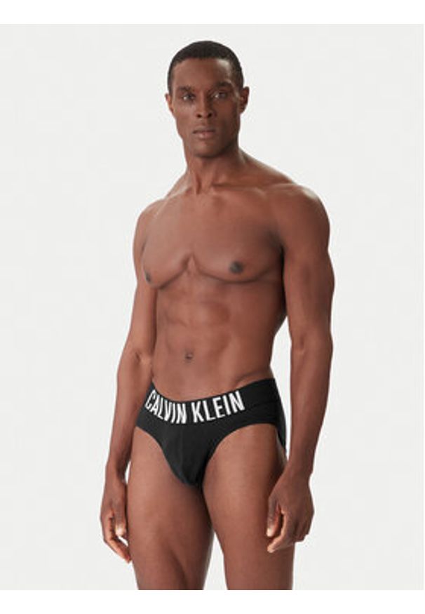 Calvin Klein Underwear Komplet slipów 000NB3607A Czarny. Kolor: czarny. Materiał: bawełna