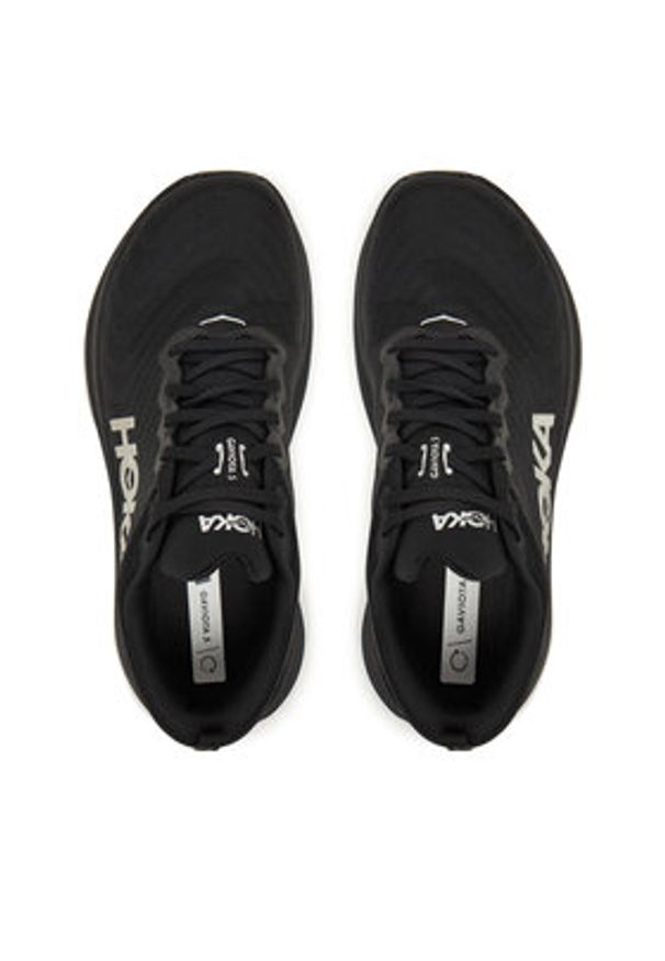 HOKA - Hoka Buty do biegania Gaviota 5 Wide 1134234 Czarny. Kolor: czarny. Materiał: materiał