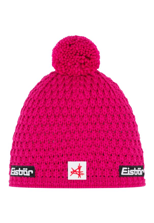 Eisbar - Czapka damska Trail Pompon MÜ SA. Kolor: różowy. Materiał: wełna, poliakryl. Styl: sportowy
