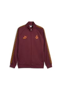 Puma - Męska kurtka Galatasaray SK KING Anthem PUMA Team Regal Red. Kolor: czerwony. Sport: bieganie