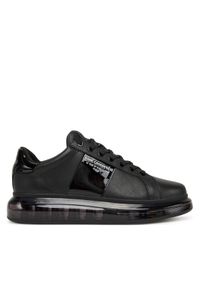 Karl Lagerfeld - KARL LAGERFELD Sneakersy KL52615A Czarny. Kolor: czarny. Materiał: skóra