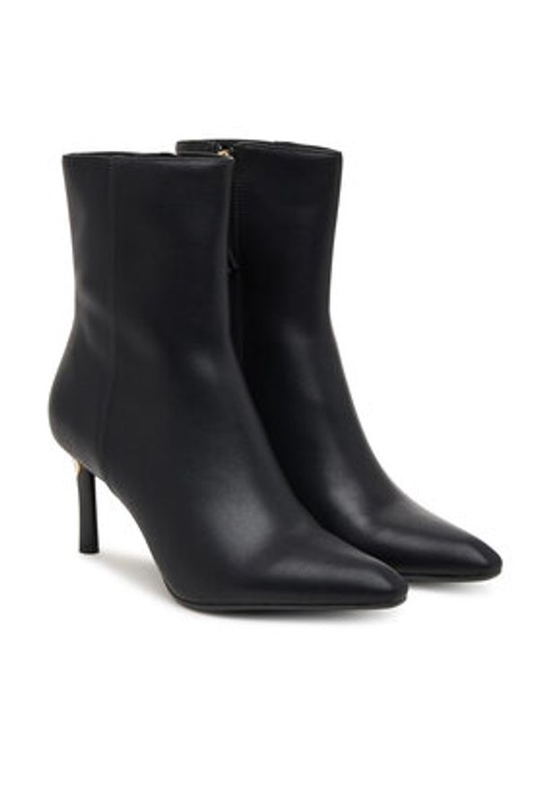 Armani Exchange Botki XW001645 AF13876 UC001 Czarny. Kolor: czarny. Materiał: skóra