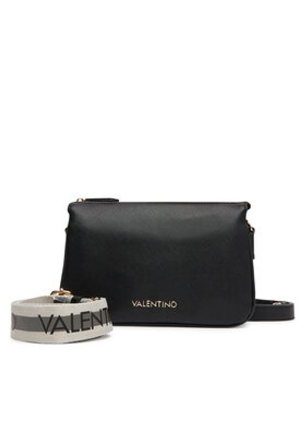 VALENTINO - Valentino Torebka Zero Re VBS7B308 Czarny. Kolor: czarny. Materiał: skórzane