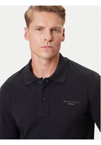 Marc O'Polo Denim Polo 5000007204 Czarny Regular Fit. Typ kołnierza: polo. Kolor: czarny. Materiał: bawełna #4