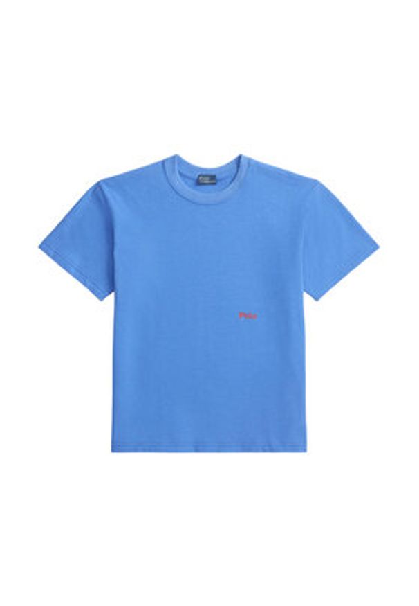 Polo Ralph Lauren T-Shirt 211A96263002 Niebieski Regular Fit. Typ kołnierza: polo. Kolor: niebieski. Materiał: bawełna