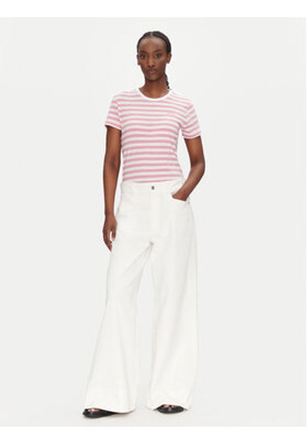 BOSS T-Shirt C_Esla 50504192 Różowy Regular Fit. Kolor: różowy. Materiał: bawełna