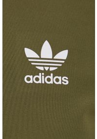 adidas Originals longsleeve Always Original HF2091 damski kolor zielony. Kolor: zielony. Materiał: materiał, dzianina. Długość rękawa: długi rękaw. Wzór: gładki #3