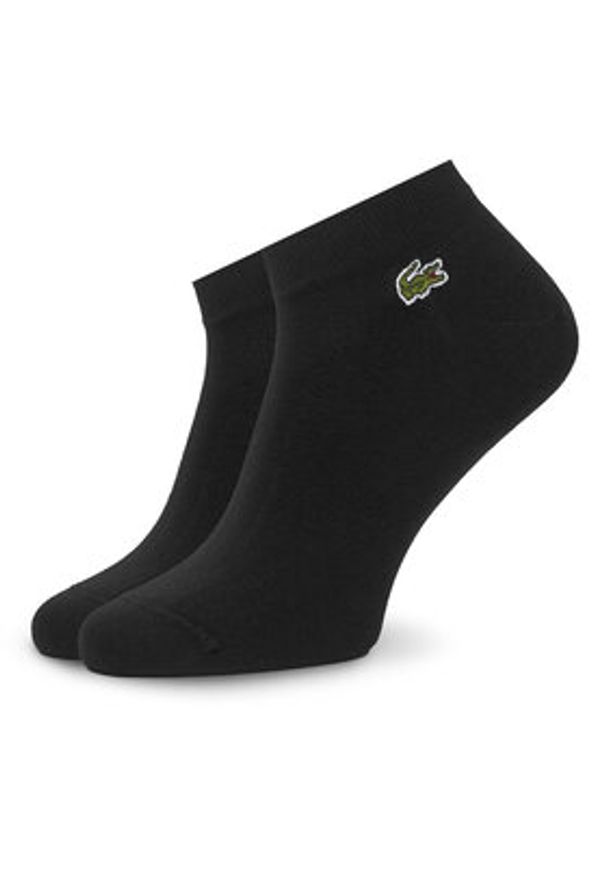 Lacoste Skarpety krótkie RA2917 Czarny. Kolor: czarny. Materiał: bawełna