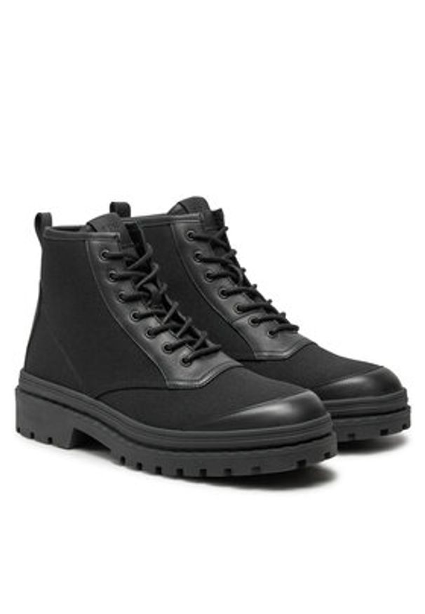 BOSS - Boss Trapery Nebular Halb Tecvlt 50523466 Czarny. Kolor: czarny. Materiał: materiał