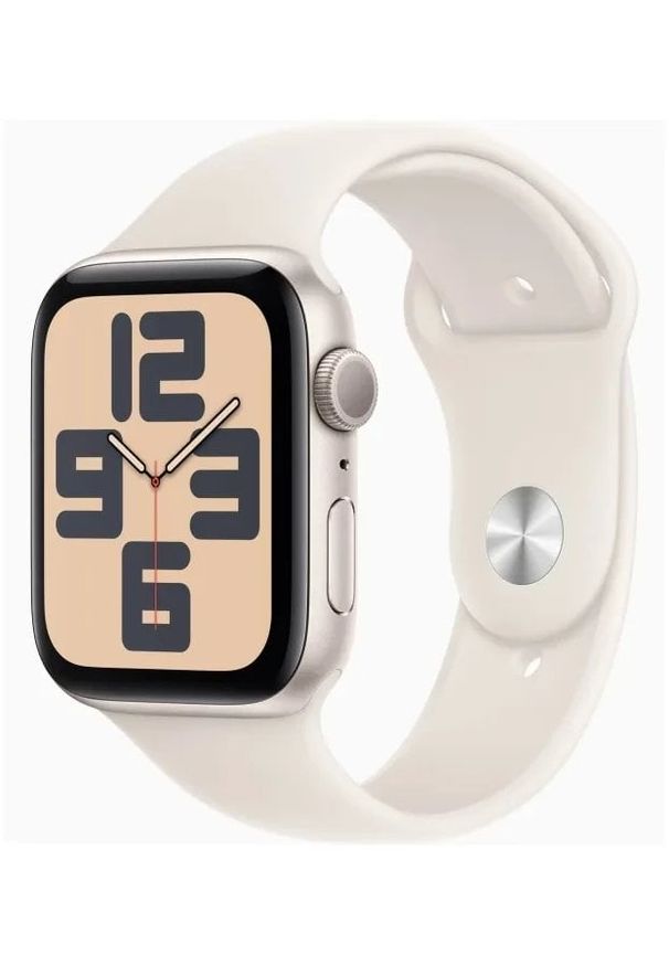 APPLE - Watch Apple Watch SE2 (2024) GPS 44mm Starlight Aluminium Case with Sport Band M/L - Starlight. Styl: sportowy