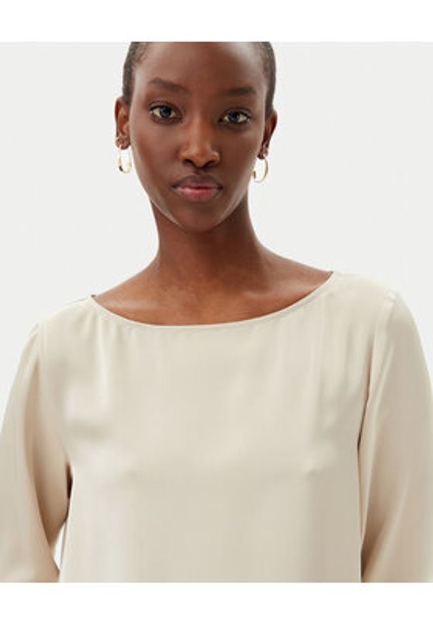 MAX&Co. Sukienka codzienna 2516221114200 Écru Regular Fit. Okazja: na co dzień. Materiał: syntetyk. Typ sukienki: proste. Styl: casual