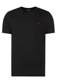 Mustang Komplet t-shirtów 1017076 Czarny Regular Fit. Kolor: czarny. Materiał: bawełna #4