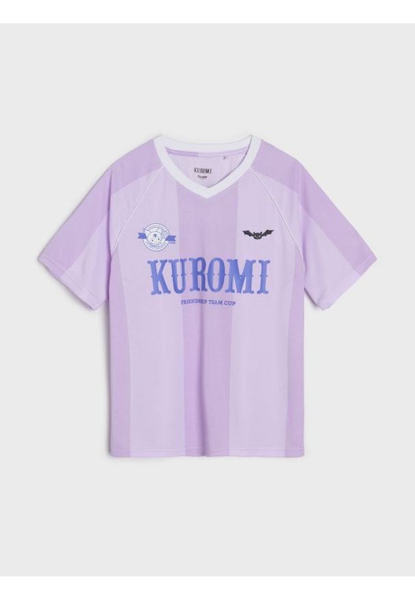 Sinsay - Koszulka z nadrukiem Kuromi - wielobarwny. Wzór: nadruk