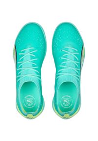 Buty Puma Ultra Ultimate Cage, Mężczyźni. Kolor: zielony. Materiał: syntetyk, materiał. Sport: piłka nożna