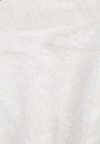 Born2be - Biała Bawełniana Bluzka z Transparentnej Koronki z Falbankami w Stylu Boho Palamna. Okazja: na co dzień. Typ kołnierza: kołnierz z falbankami. Kolor: biały. Materiał: bawełna, koronka. Długość: długie. Wzór: koronka. Styl: boho #5