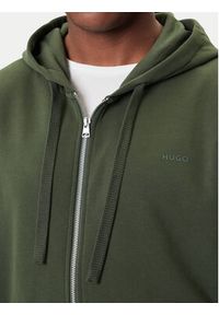 Hugo - HUGO Bluza Dapozip 50548651 Zielony Relaxed Fit. Kolor: zielony. Materiał: bawełna #3