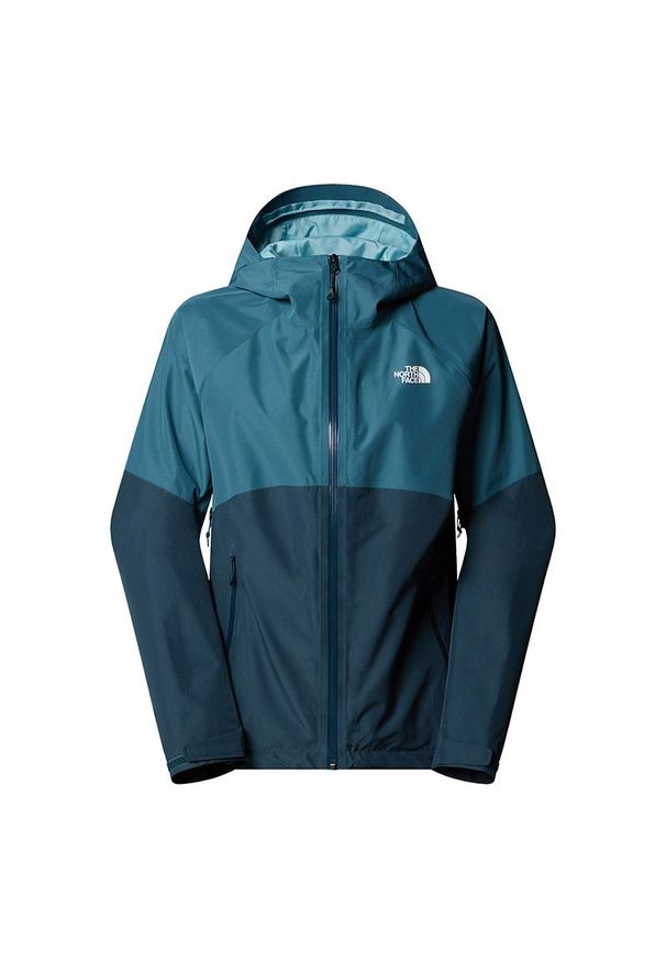 Kurtka damska The North Face Diablo Dynamic 0A8DZ6DI61 - niebieska. Kolor: niebieski. Materiał: softshell, poliester. Styl: klasyczny. Sport: turystyka piesza, wspinaczka