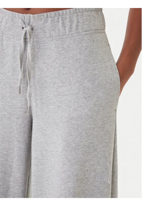 Juicy Couture Spodnie dresowe Annen JCWBJ225320 Szary Wide Leg. Kolor: szary. Materiał: syntetyk, bawełna