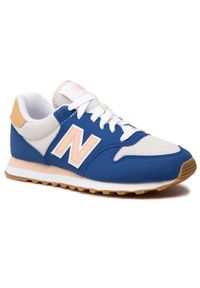 Sneakersy New Balance. Kolor: niebieski. Materiał: materiał #1
