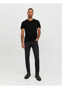 Jack & Jones - Jack&Jones T-Shirt Basic 12156102 Czarny Standard Fit. Kolor: czarny. Materiał: bawełna #3