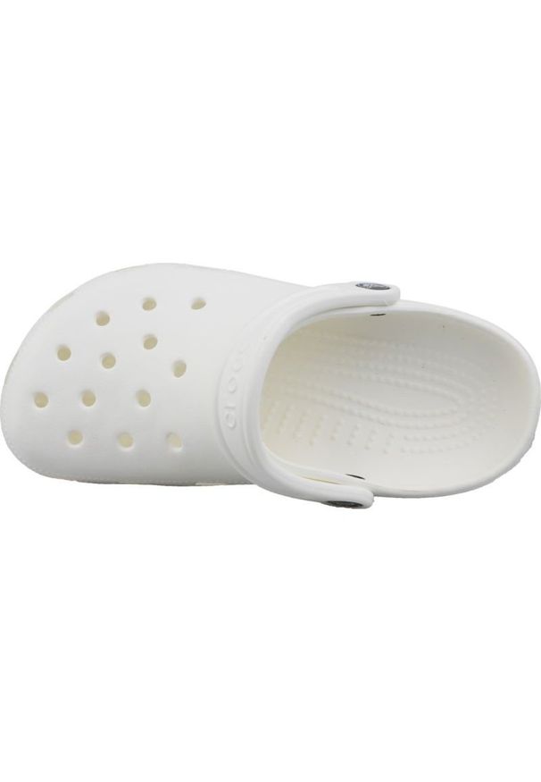 Klapki Crocs Classic Clog 10001-100 białe. Kolor: biały. Materiał: materiał