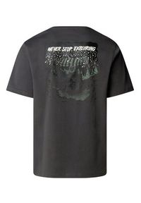 The North Face T-Shirt Powder Days NF0A8E4D Szary Relaxed Fit. Kolor: szary. Materiał: bawełna #3