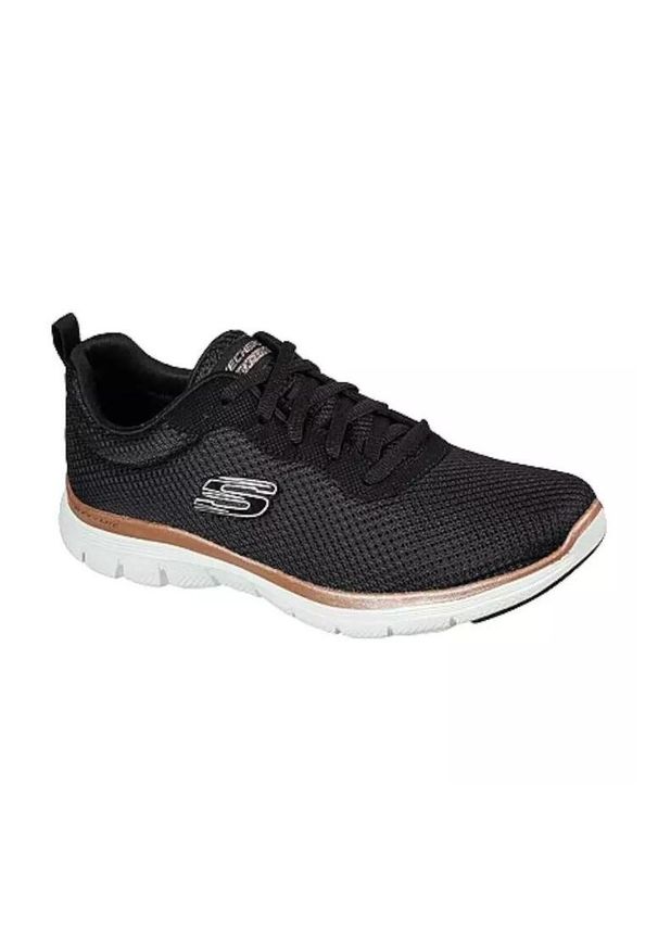 skechers - Buty do chodzenia damskie Skechers Flex Appeal 40. Zapięcie: sznurówki. Kolor: wielokolorowy, różowy, czarny. Materiał: guma, materiał, tkanina, syntetyk. Szerokość cholewki: normalna. Sport: turystyka piesza