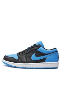Nike Sneakersy Air Jordan 1 Low 553558 041 Niebieski. Kolor: niebieski. Materiał: skóra. Model: Nike Air Jordan #5