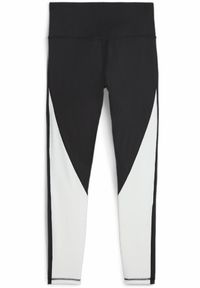 Puma - Damskie legginsy treningowe 7/8 Train All Day PUMA Black White. Kolor: biały, czarny, wielokolorowy