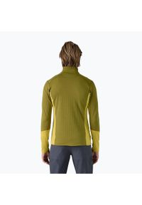 Bluza polarowa męska Patagonia R1 Hybrid. Kolor: zielony. Materiał: polar