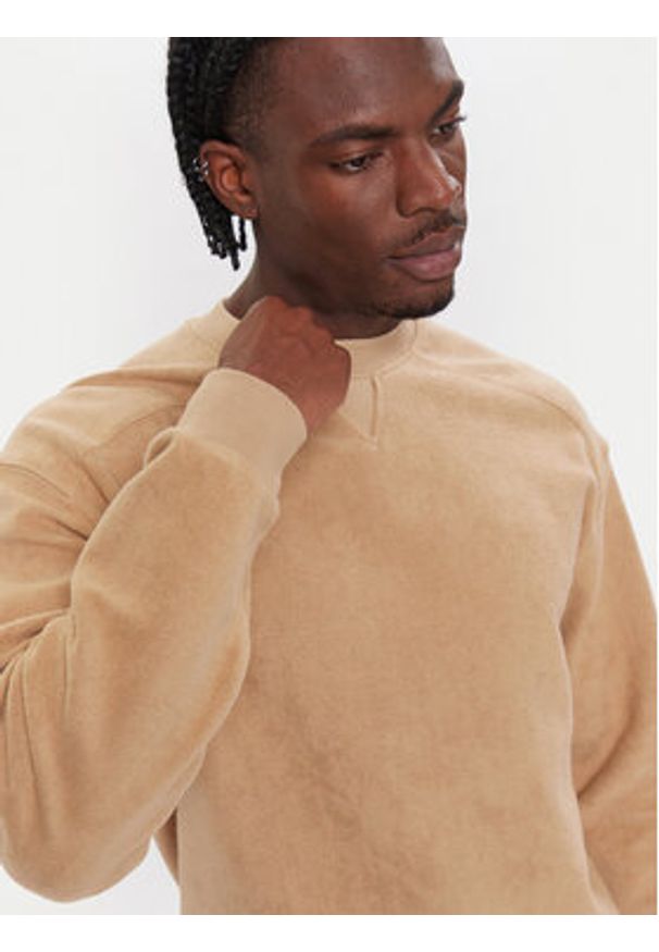 United Colors of Benetton - United Colors Of Benetton Bluza 3NMEU109T Beżowy Regular Fit. Kolor: beżowy. Materiał: bawełna