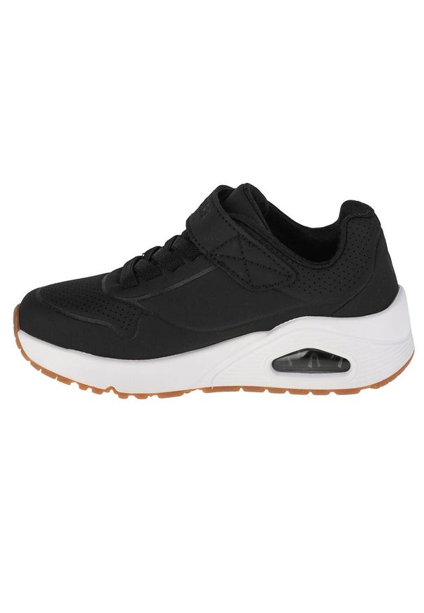 skechers - Buty do chodzenia dla dzieci Skechers Uno Air Blitz. Zapięcie: rzepy. Kolor: biały, wielokolorowy, czarny. Materiał: materiał, syntetyk. Szerokość cholewki: normalna. Sport: turystyka piesza