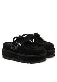 Naked Wolfe Klapki Blizzard Czarny. Kolor: czarny. Materiał: zamsz, skóra #4