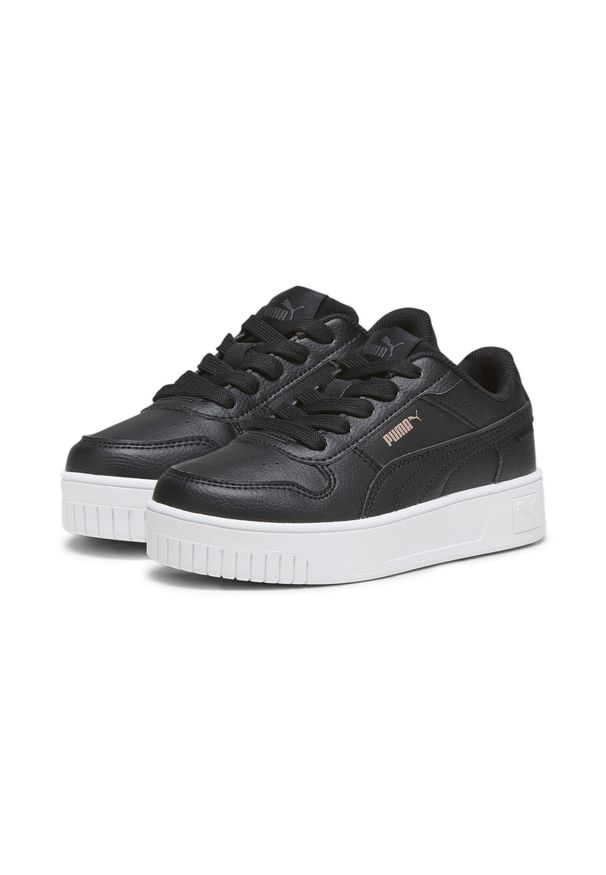Puma - Dziecięce sneakersy Carina Street PUMA Black Rose Gold White Metallic. Okazja: na uczelnię. Kolor: czarny, szary, wielokolorowy. Sezon: lato. Sport: joga i pilates