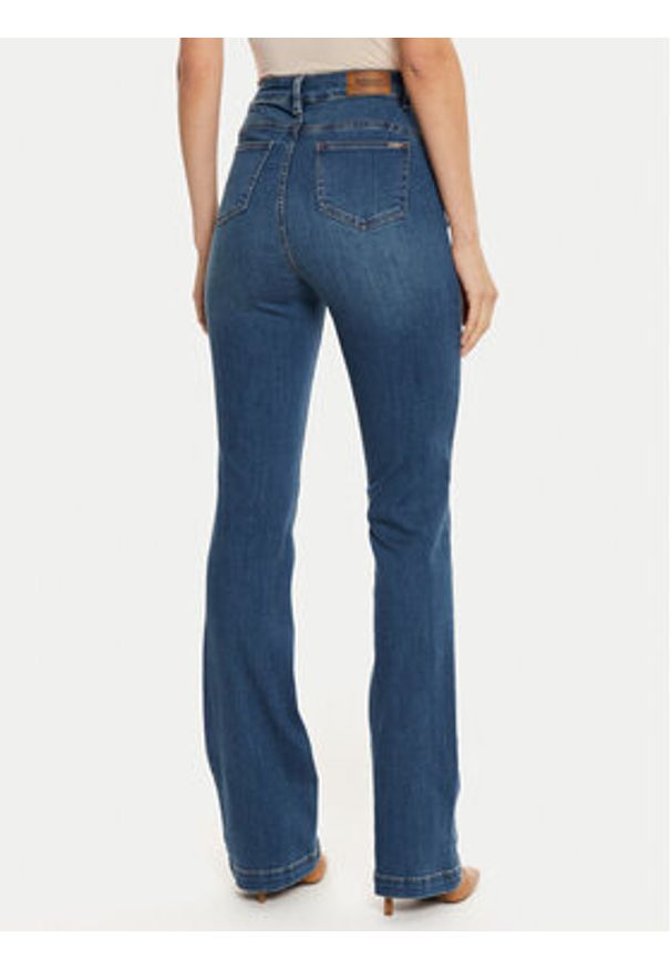 Morgan Jeansy 222-PKELY Niebieski Straight Fit. Kolor: niebieski