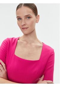 BOSS - Boss Sukienka koktajlowa Doneba 50505816 Różowy Slim Fit. Kolor: różowy. Materiał: wiskoza. Styl: wizytowy #3