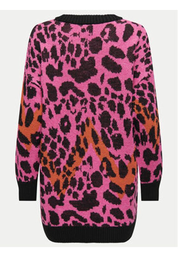 only - ONLY Sweter Helena 15332159 Różowy Oversize. Kolor: różowy. Materiał: syntetyk
