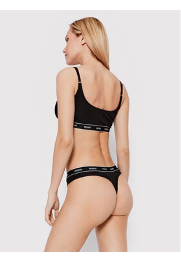 Hugo - HUGO Komplet stringów 50469681 Czarny. Kolor: czarny. Materiał: bawełna